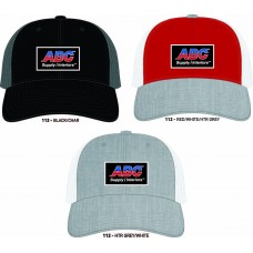 Richardson Snapback Trucker Cap with RUBBER Patch HBLW112RBR
