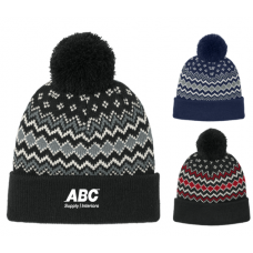 Port Authority Alpine Pom Beanie HBLWC991 Port Authority Alpine Pom Beanie HBLWC991