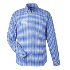 Vineyard Vines Men's On-The-Go Nylon Gingham Shirt SLWW012060 Vineyard Vines Men's On-The-Go Nylon Gingham Shirt SLWW012060