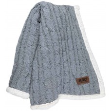 Cable Knit Chenille Throw HBLWDP2701LRM Cable Knit Chenille Throw HBLWDP2701LRM
