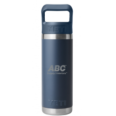 YETI Rambler 18oz Water Bottle with Color-Matched Straw Cap WBLWYTR18CSB YETI Rambler 18oz Water Bottle with Color-Matched Straw Cap WBLWYTR18CSB